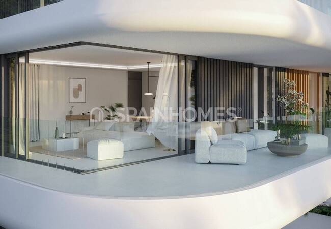 Málaga Estepona’da Plaja Yakın Modern Lüks Daireler 8