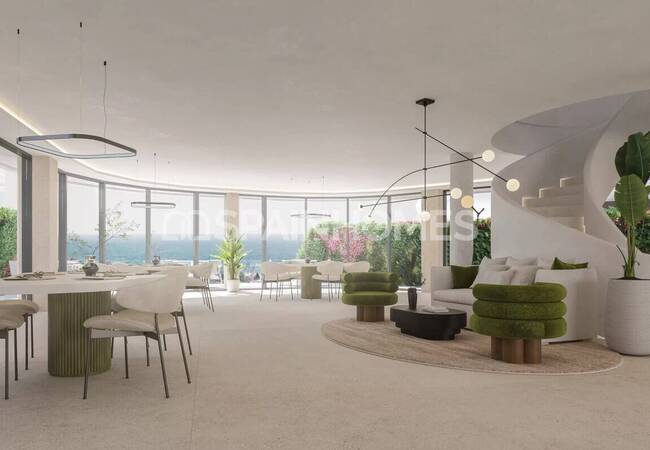 Málaga Estepona’da Plaja Yakın Modern Lüks Daireler 9