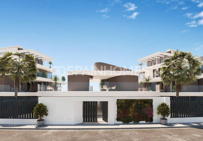 Málaga Estepona’da Plaja Yakın Modern Lüks Daireler 4