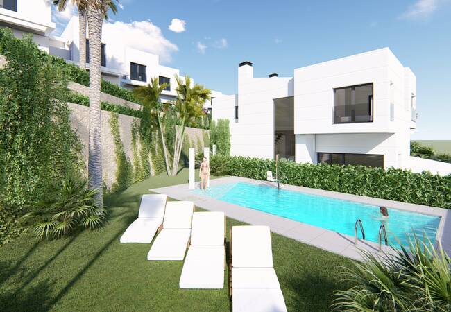 Townhouses with Bright and Spacious Interiors in Benahavis