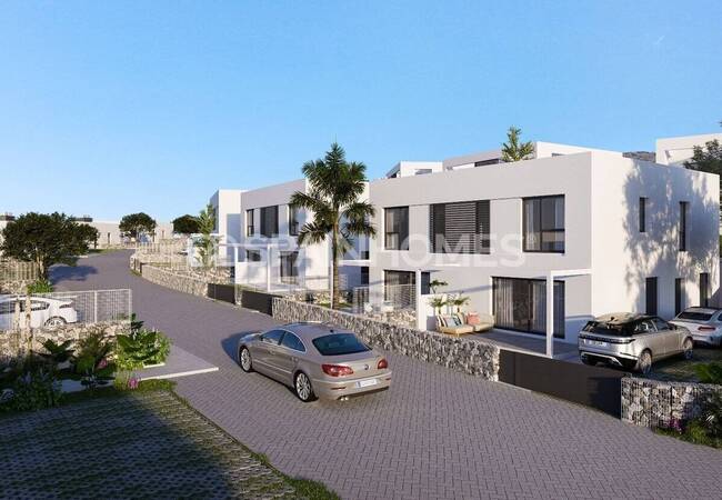 Costa Del Sol Mijas'ta Özel Bahçeli Sıfır İkiz Villalar 5