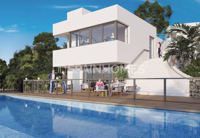 Costa Del Sol Mijas'ta Özel Bahçeli Sıfır İkiz Villalar 2
