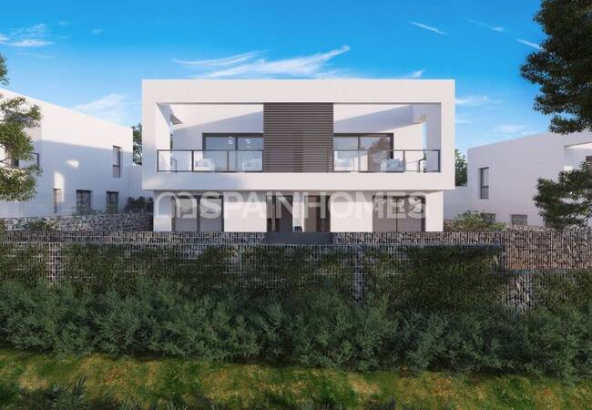 Costa Del Sol Mijas'ta Özel Bahçeli Sıfır İkiz Villalar 4