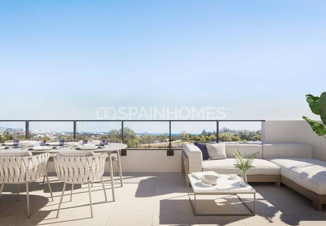 Estepona’nın Gözde Bölgelerinden Birinde Şık Tasarımlı Daireler 1