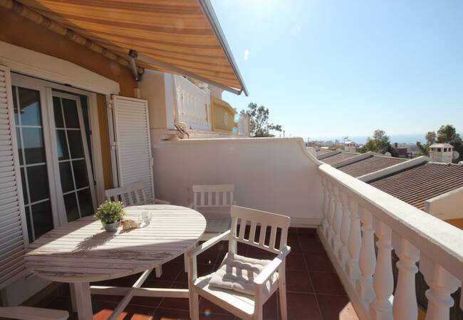 Well-located Sea View Townhouse for Sale in Benalmadena