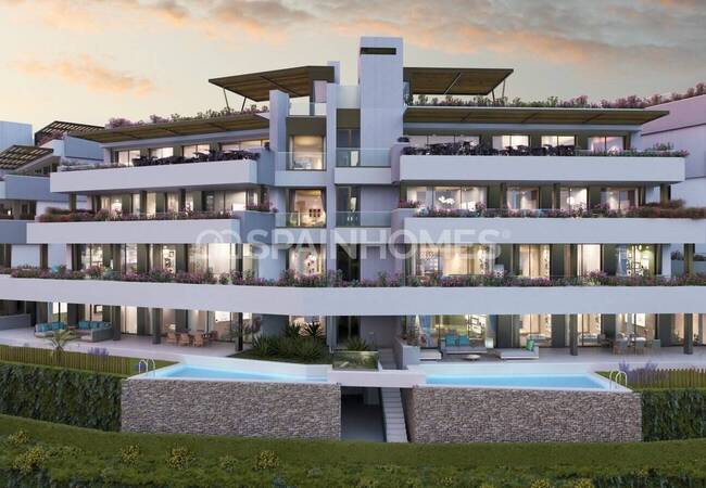 Benahavis'te Kapsamlı Tesislere Sahip Site İçinde Daireler 6