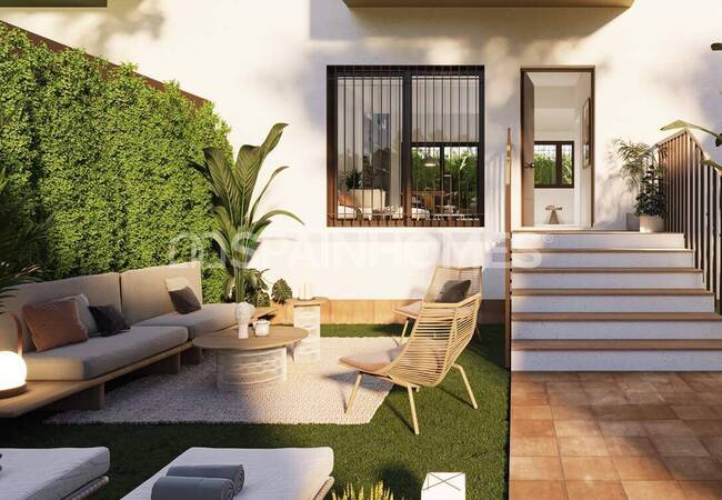 Malaga Campanillas'ta Özel Bahçeli Şık Evler 2