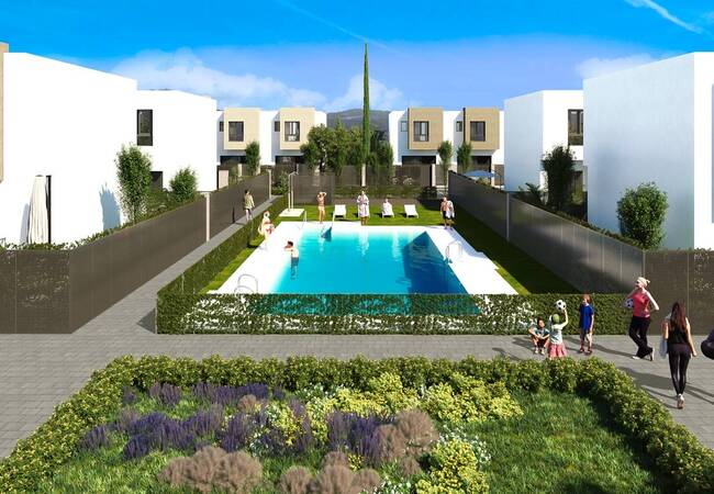 Elegant Houses with Private Gardens in Campanillas Malaga