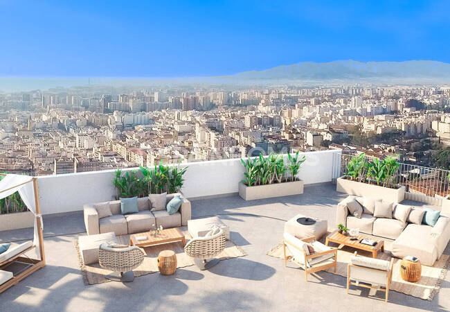 Centralt Belägna Nya Lägenheter I Malaga Spanien