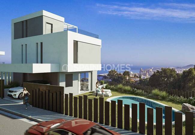 Fuengirola'da Doğa Manzaralı Özel Bahçeli Villalar 4