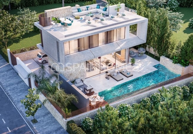 Beachside Villa with Private Pool in Marbella Golden Mile 2