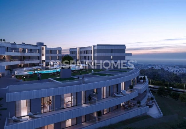 Panoramic View Apartments with Generous Terraces in Estepona