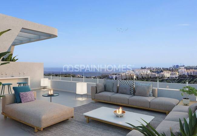 Golf Front Sea View Apartments with Large Terraces in Mijas 8