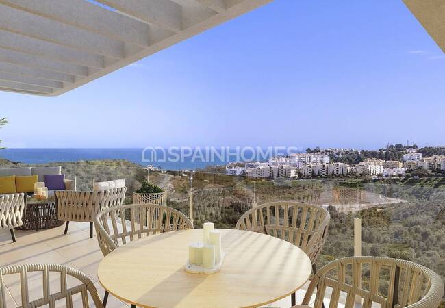Golf Front Sea View Apartments with Large Terraces in Mijas 9