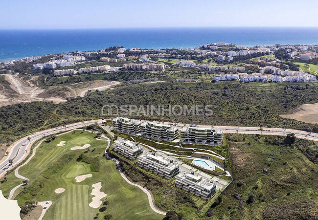 Golf Front Sea View Apartments with Large Terraces in Mijas 12