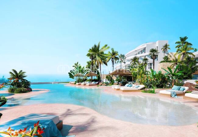 Mijas'ta Geniş Teraslı ve Deniz Manzaralı Daireler 1