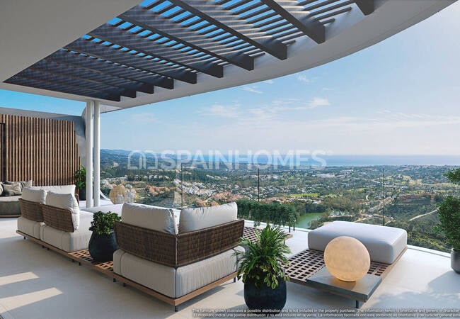 Nature View Apartments in the Country Club in Benahavis