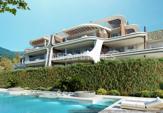 Квартиры с Видом на Природу в Бенаависе в Клубном Комплексе 4