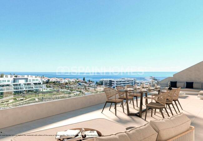 Moderna Havsutsikt Lägenheter Med Rymliga Terrasser I Fuengirola 11