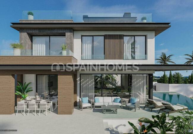Luxe Vrijstaande Villa's Met Zeezicht Dichtbij De Golfclub In Mijas 6