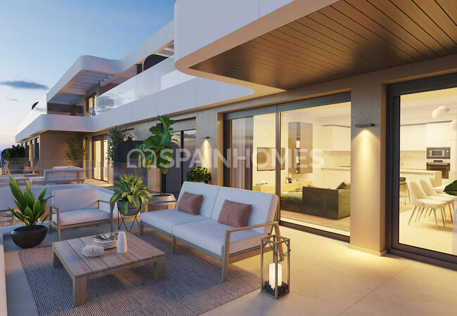 Квартиры с Видом на Море и Просторными Террасами в Михасе 11