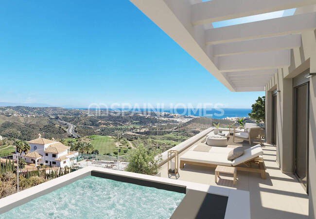 Appartements Vue Mer Avec Grandes Terrasses À Mijas 9
