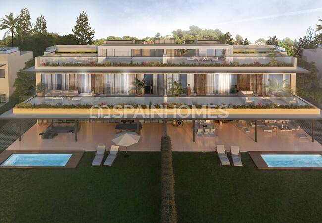 Marbella’da Golf Sahasına Yakın Sıfır Lüks Daireler 4