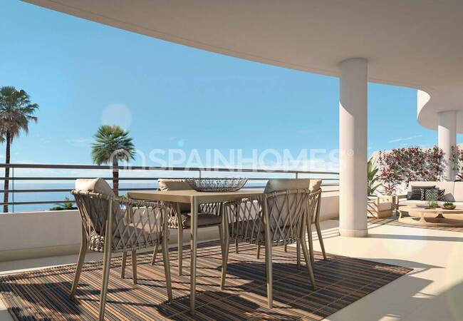 Benalmadena'da Harika Konumda Deniz Manzaralı Daireler 7