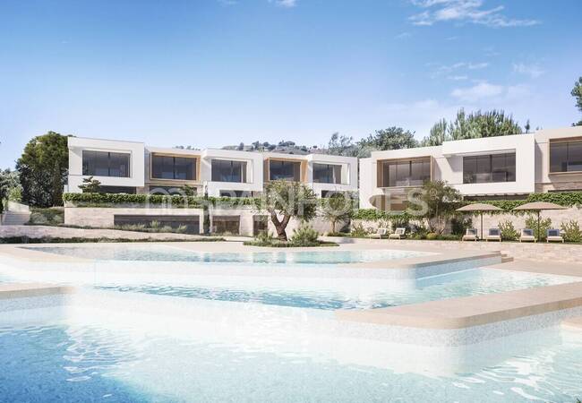 تاون هاوس مطلة على الجولف داخل منطقة طبيعية في ميخاس 4