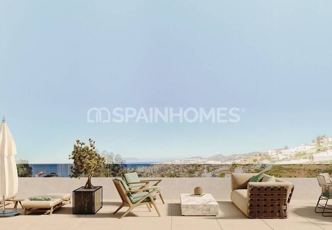 Malaga’da Muhteşem Deniz Manzaralı Şık Tasarımlı Daireler 8