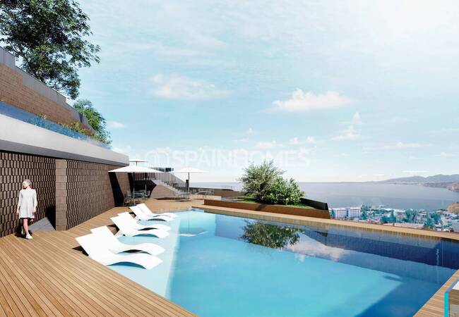 Malaga’da Muhteşem Deniz Manzaralı Şık Tasarımlı Daireler 10