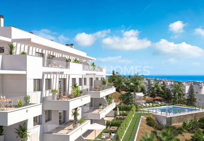 Homes Next to Golf Club in Mijas with Picturesque View