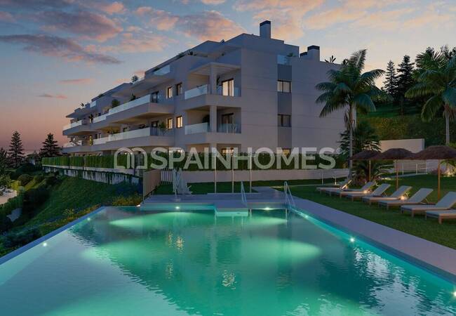 Maisons À Côté Du Club De Golf À Mijas Avec Vue Pittoresque 3