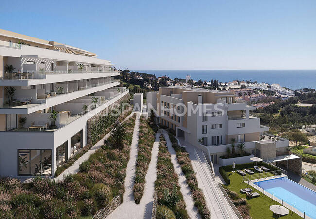 New Build Seaview Homes with Generous Terraces in Mijas 1