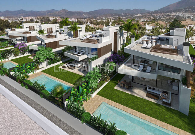 Marbella Puerto Banus'a Yakın Kişiselleştirilebilir Villalar 1