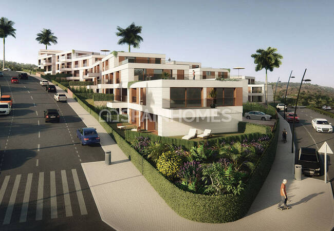 Málaga Estepona'da Geniş Teraslı Açık Plan Daireler 1