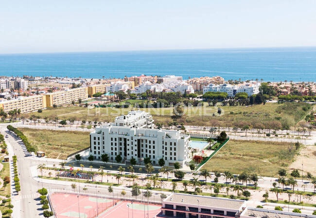 Málaga Torremolinos'ta Sahile Yürüme Mesafesinde Daireler 4