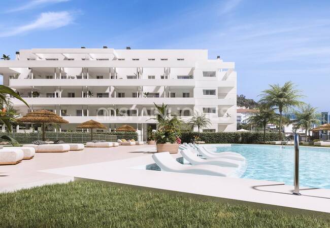 Недвижимость с открытой планировкой и видом на море в Малаге 1