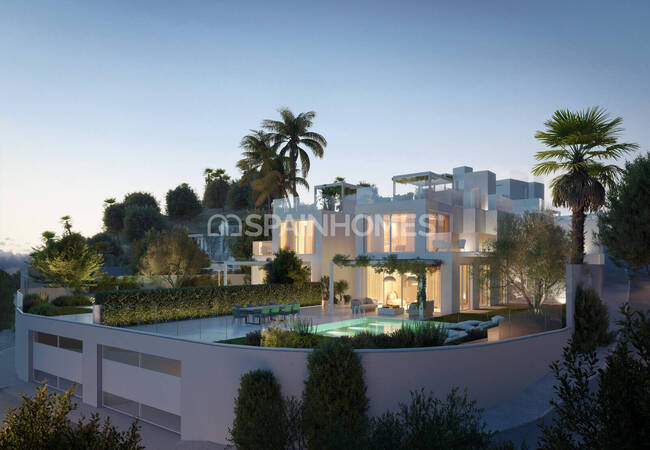 Málaga Mijas'ta Özel Bahçeli ve Havuzlu Müstakil Evler 2