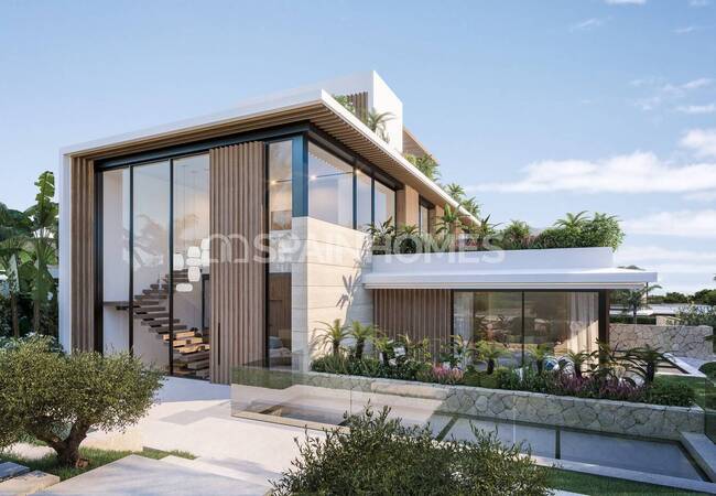 Marbella'da Deniz Manzaralı ve Lüks Olanaklı Villalar 3