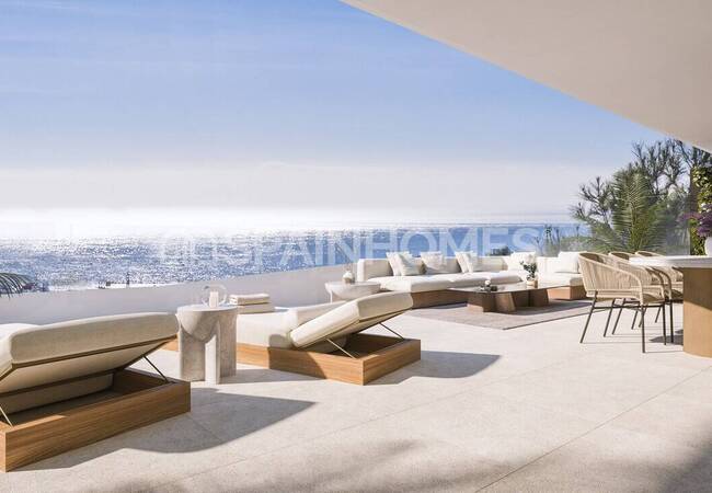 Lägenheter Med Panoramautsikt Över Havet I Fuengirola El Higueron