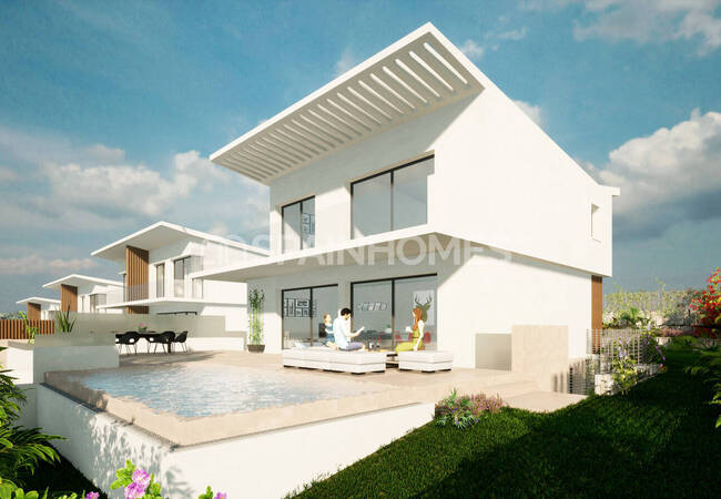 Eco-vriendelijke Villa's Met Privézwembad En Uitzicht Op Zee In Mijas