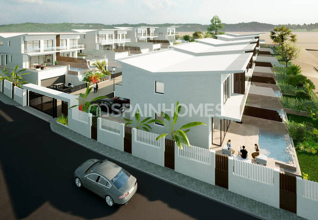 Villas Écologiques Avec Piscine Privée Et Vue Sur La Mer À Mijas 1