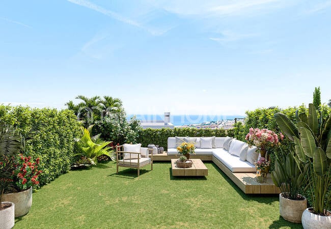 Sea View Townhouses Featuring Private Gardens in Mijas 2