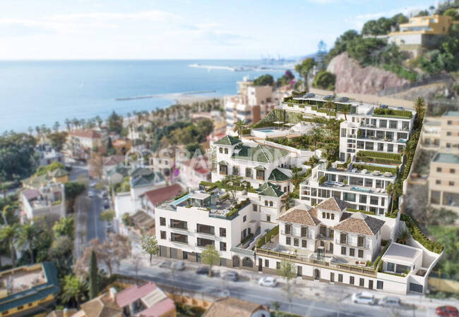 Appartements Avec Vue Sur Mer Près Du Centre Ville À Malaga 1