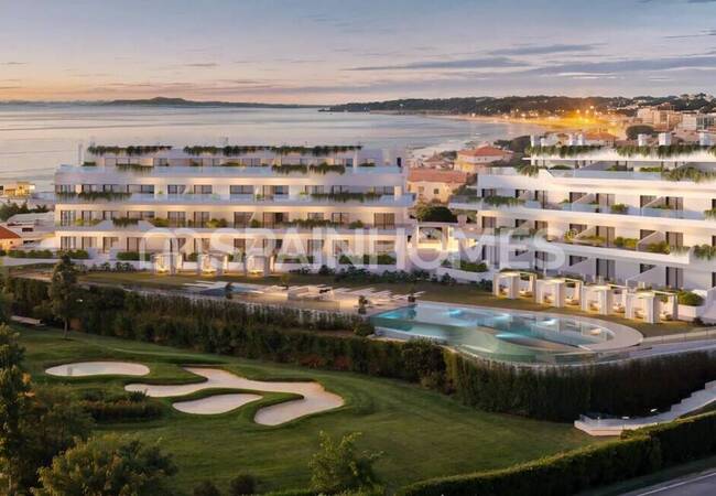 Havsutsikt Lägenheter Nära Golfbanan I Malaga Mijas