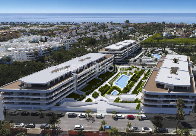 Marbella'da Havuzlu Site İçinde Enerji Dostu Daireler 4