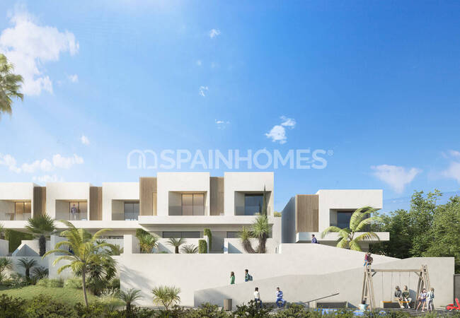 Таунхаусы С Общим Бассейном В Малаге 2