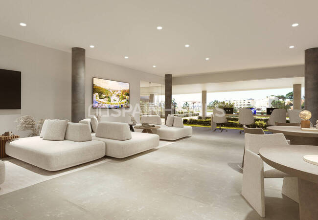 Málaga Fuengirola'da Plaja Yakın Konumda İkiz Villalar 7