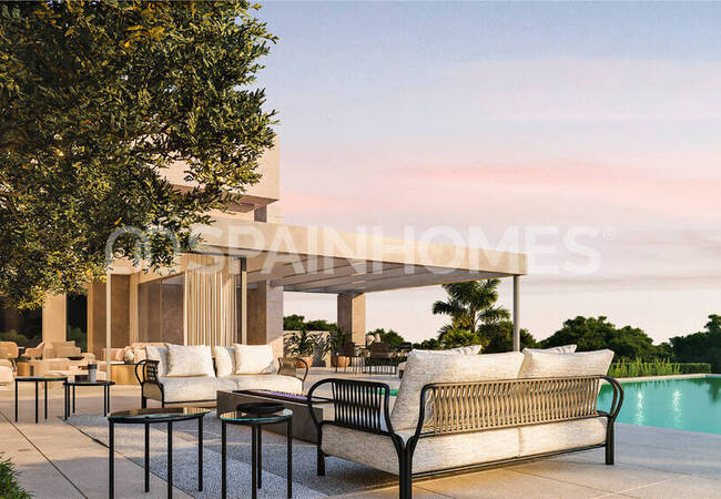 Málaga Marbella'da Özel Sonsuzluk Havuzu Bulunan Müstakil Villalar 2